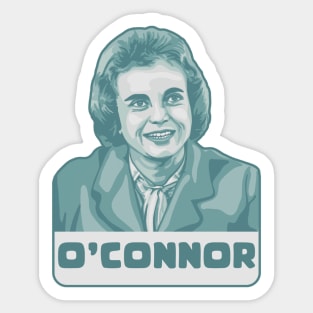 Ladies of the Supreme Court - Sandra Day O'Connor Sticker